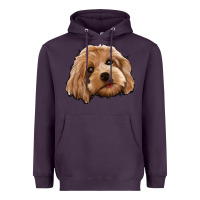 Plum Cockapoo Heavyweight Hoodie - Jasminsmagicworld