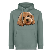Sage Cockapoo Heavyweight Hoodie - Jasminsmagicworld