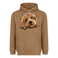 Toasted Coconut Cockapoo Heavyweight Hoodie - Jasminsmagicworld