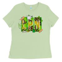 Matcha St. Patricks Day Lpn Ladies Tee - CowhideDigitalArt