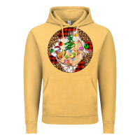 Vintage Mustard Christmas chicken Vintage Hoodie - Artiststas