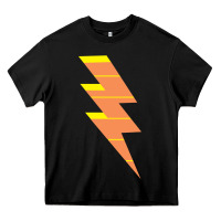 Black LIGHTNING BOLT Heavy Core Tee - baoMotion