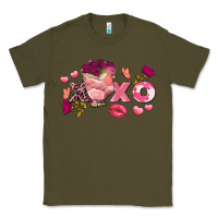 Army Green Chicken Valentine's Day xoxo Classic Tee - FaDigitalArtStudio