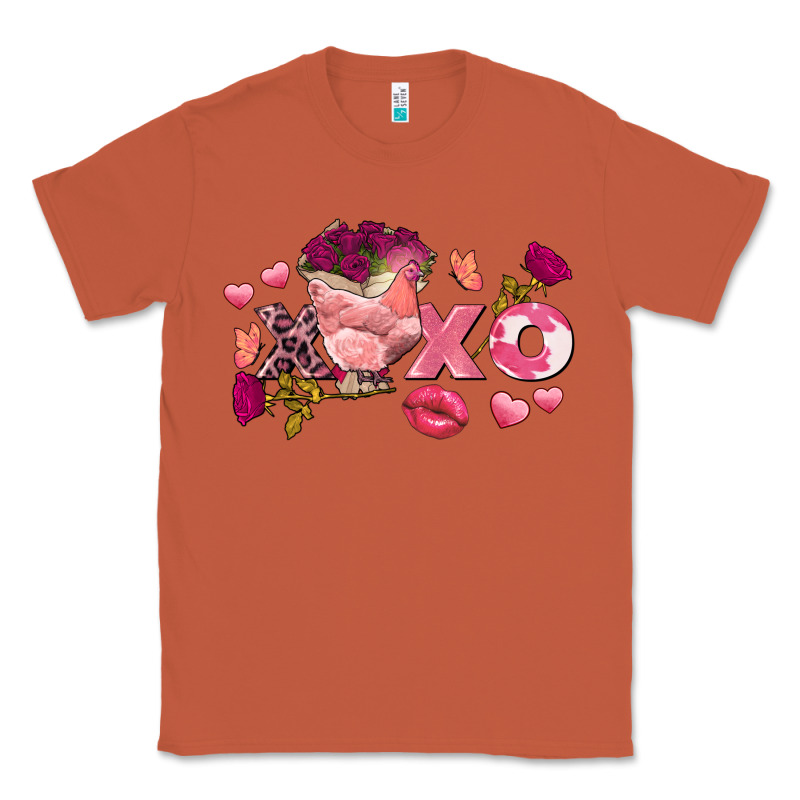 Chicken Valentine's Day Xoxo Classic Tee by FaDigitalArtStudio | Teevron