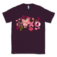 Plum Chicken Valentine's Day xoxo Classic Tee - FaDigitalArtStudio