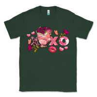 Sports Green Chicken Valentine's Day xoxo Classic Tee - FaDigitalArtStudio