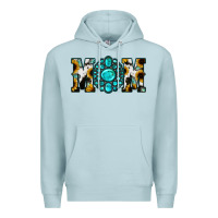 Blue Mist Sunflower Cowhide Turquoise Gemstone Mom Premium Hoodie - Jasminsmagicworld