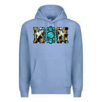 Colony Blue Sunflower Cowhide Turquoise Gemstone Mom Premium Hoodie - Jasminsmagicworld
