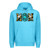 Ocean Blue Sunflower Cowhide Turquoise Gemstone Mom Premium Hoodie - Jasminsmagicworld