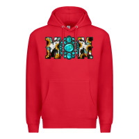Red Sunflower Cowhide Turquoise Gemstone Mom Premium Hoodie - Jasminsmagicworld