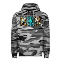 Slate Camo Sunflower Cowhide Turquoise Gemstone Mom Premium Hoodie - Jasminsmagicworld
