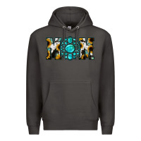 Smoke Sunflower Cowhide Turquoise Gemstone Mom Premium Hoodie - Jasminsmagicworld