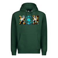 Sports Green Sunflower Cowhide Turquoise Gemstone Mom Premium Hoodie - Jasminsmagicworld