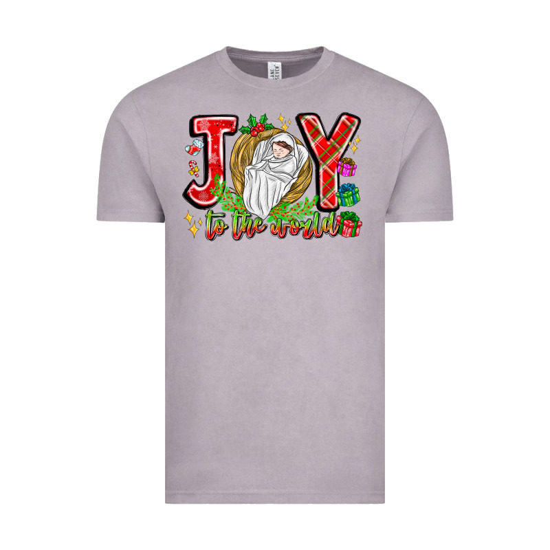 Joy To The World Vintage Tee by CowhideDigitalArt | Teevron