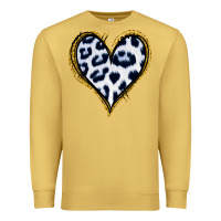 Antique Gold Dalmatians Heart Gold Glitter Premium Sweatshirt - Jasminsmagicworld