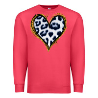 Cardinal Dalmatians Heart Gold Glitter Premium Sweatshirt - Jasminsmagicworld