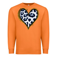 Carrot Dalmatians Heart Gold Glitter Premium Sweatshirt - Jasminsmagicworld