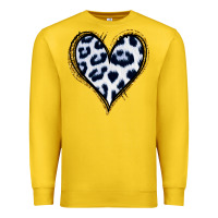 Lemon Dalmatians Heart Gold Glitter Premium Sweatshirt - Jasminsmagicworld