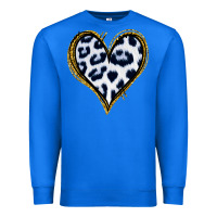 True Royal Dalmatians Heart Gold Glitter Premium Sweatshirt - Jasminsmagicworld