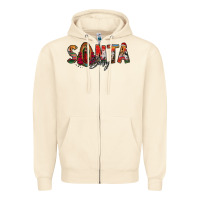 Sandshell santa baby lady of guadalupe Zipper Hoodie - Jasminsmagicworld