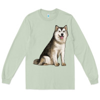 Matcha Alaskan Malamute Dog Long Sleeve Tee - LillyAllenDesigns