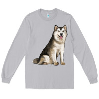 Moon Dust Alaskan Malamute Dog Long Sleeve Tee - LillyAllenDesigns