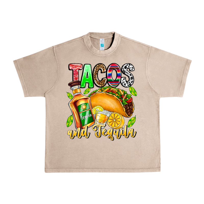 Tacos And Tequila Urban Heavy Tee by CowhideDigitalArt | Teevron