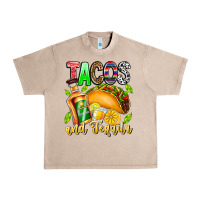 French Oak Tacos And Tequila Urban Heavy Tee - CowhideDigitalArt