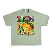 Oil Green Tacos And Tequila Urban Heavy Tee - CowhideDigitalArt
