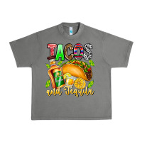 Tornado Tacos And Tequila Urban Heavy Tee - CowhideDigitalArt