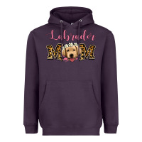 Plum labrador mom Heavyweight Hoodie - Jasminsmagicworld