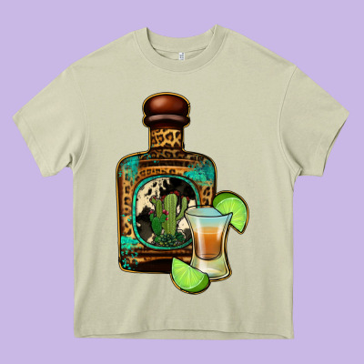 Tequila Squad Heavy Core Tee Designed By Jasminsmagicworld
