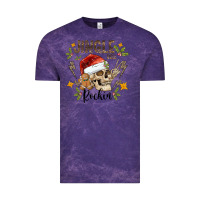 Cloud Purple jingle bell rock black Vintage Tee - CowhideDigitalArt