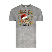 Cloud Rock jingle bell rock black Vintage Tee - CowhideDigitalArt