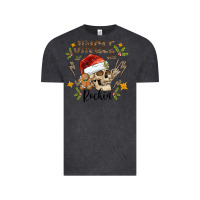 Vintage Black jingle bell rock black Vintage Tee - CowhideDigitalArt
