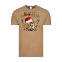 Jingle Bell Rock Black Vintage Tee | Teevron