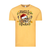 Vintage Mustard jingle bell rock black Vintage Tee - CowhideDigitalArt