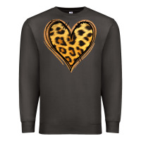 Smoke gold glitter leopard heart Premium Sweatshirt - Jasminsmagicworld