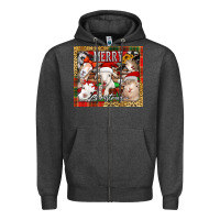 Charcoal Heather merry Christmas goats tumbler Zipper Hoodie - Jasminsmagicworld