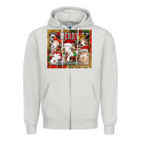 Dove Grey merry Christmas goats tumbler Zipper Hoodie - Jasminsmagicworld