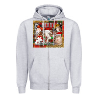 Heather Grey merry Christmas goats tumbler Zipper Hoodie - Jasminsmagicworld