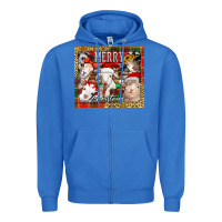 True Royal merry Christmas goats tumbler Zipper Hoodie - Jasminsmagicworld