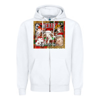 White merry Christmas goats tumbler Zipper Hoodie - Jasminsmagicworld