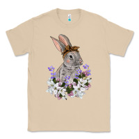 Mushroom Easter Day Flowers bunny Classic Tee - OliviaCreatesArt