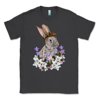 Easter Day Flowers Bunny Classic Tee | Teevron