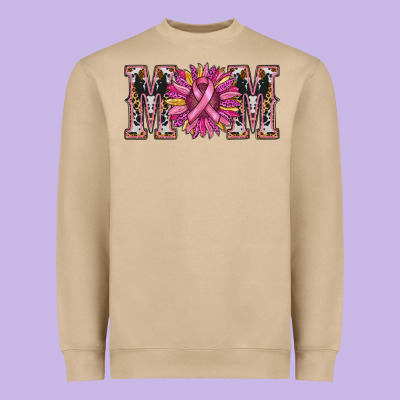 Cancer Sunflower Mom Heavyweight Sweatshirt Designed By Ranaportraitstore