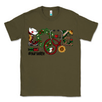 Army Green christmas love nurselife Classic Tee - RanaPortraitStore