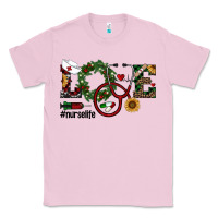 Bubblegum Pink christmas love nurselife Classic Tee - RanaPortraitStore