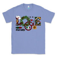 Colony Blue christmas love nurselife Classic Tee - RanaPortraitStore