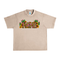 Cactus Leopard Sunflower Mama And Mini Set Urban Heavy Tee | Teevron